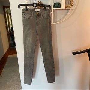 FRAME Women's 25 Le High Skinny Gray Jeans